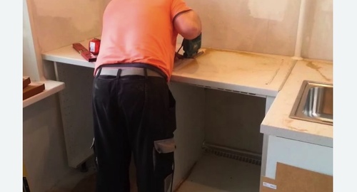 Сборка кухонного гарнитура. Обводный канал 2